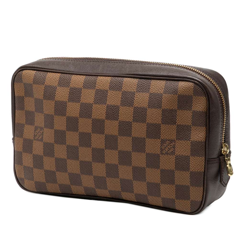 Louis Vuitton Damier Ebene Trousse Toilette 25 Brown Good condition - Back View