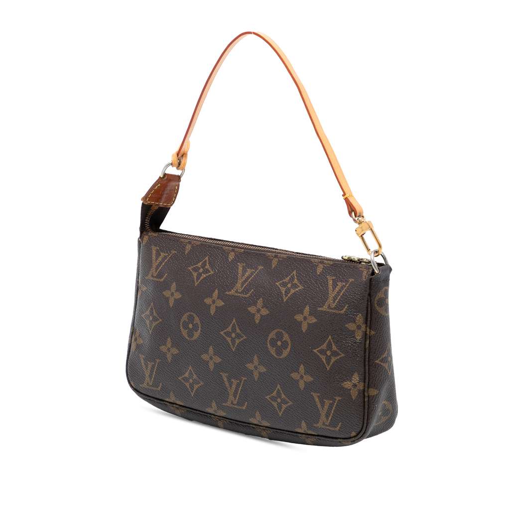 Louis Vuitton Monogram Pochette Accessoires Brown Good condition - Back View