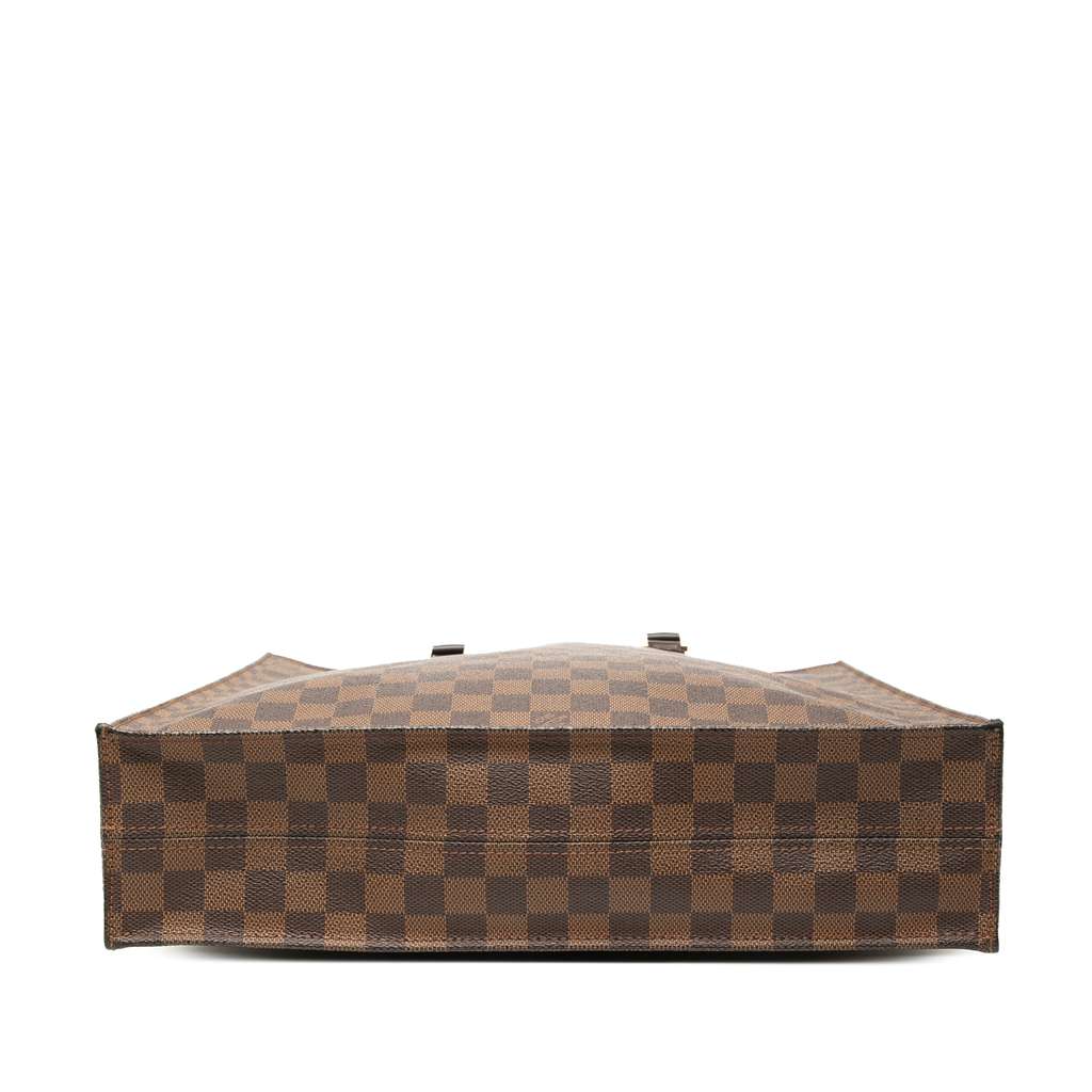 Louis Vuitton Damier Ebene Sac Plat Brown Good condition - Inside View