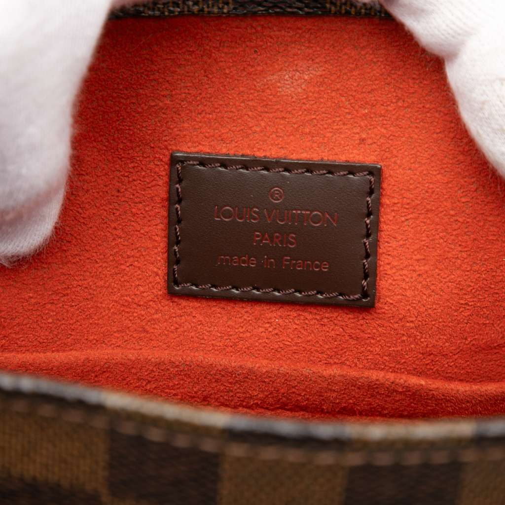 Louis Vuitton Damier Ebene Sac Plat Brown Good condition - Box View