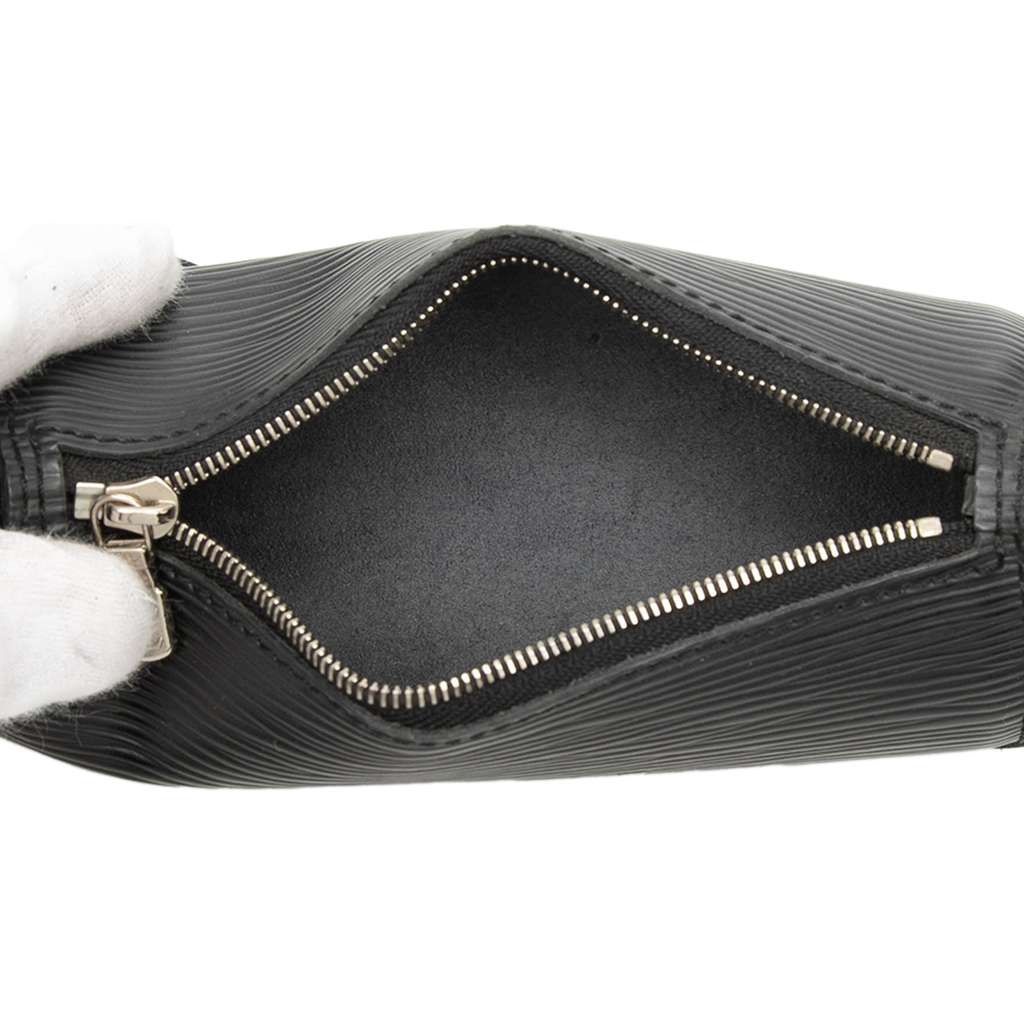 Louis Vuitton Epi Pochette Papillon Black Leather Good condition - Model View