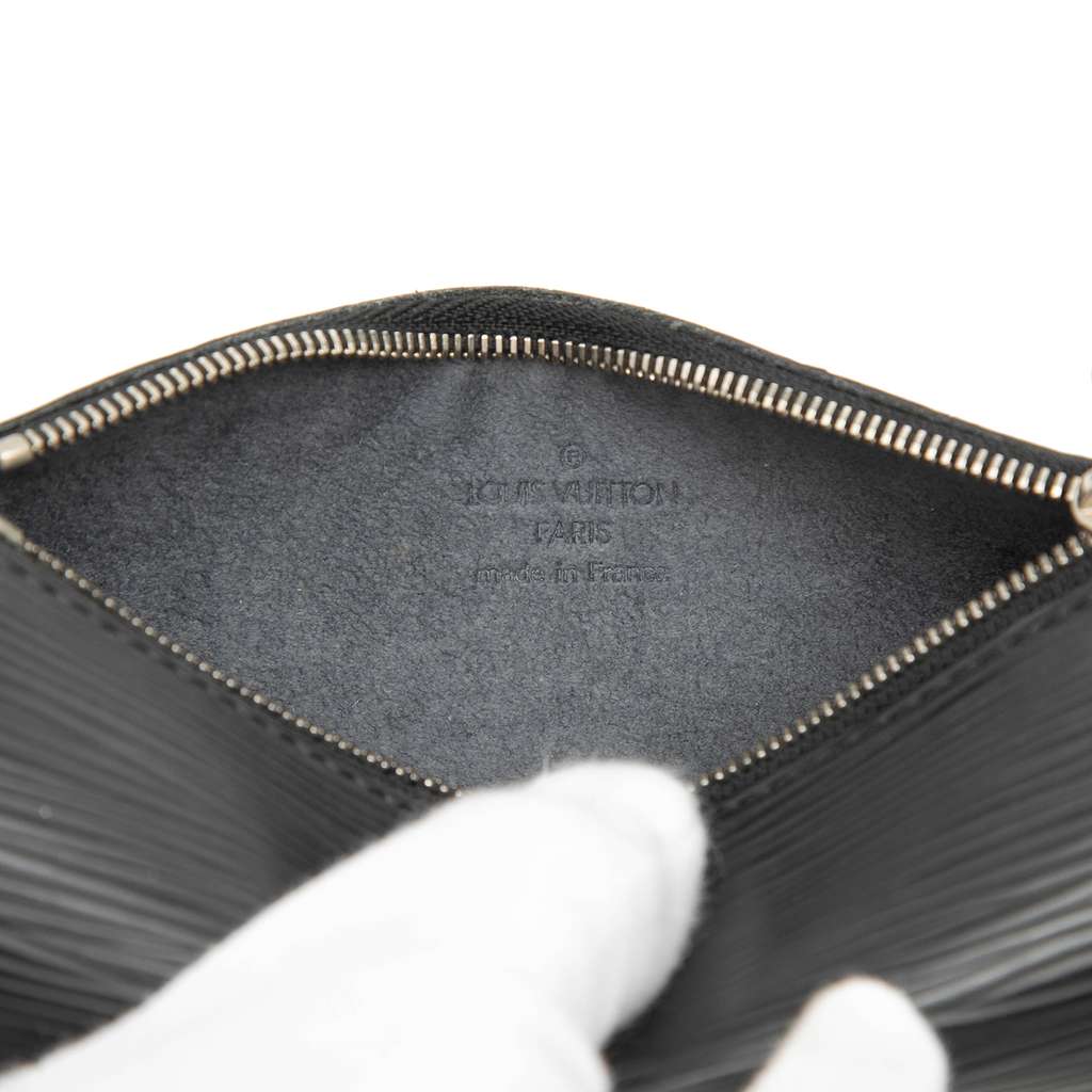 Louis Vuitton Epi Pochette Papillon Black Leather Good condition - Box View