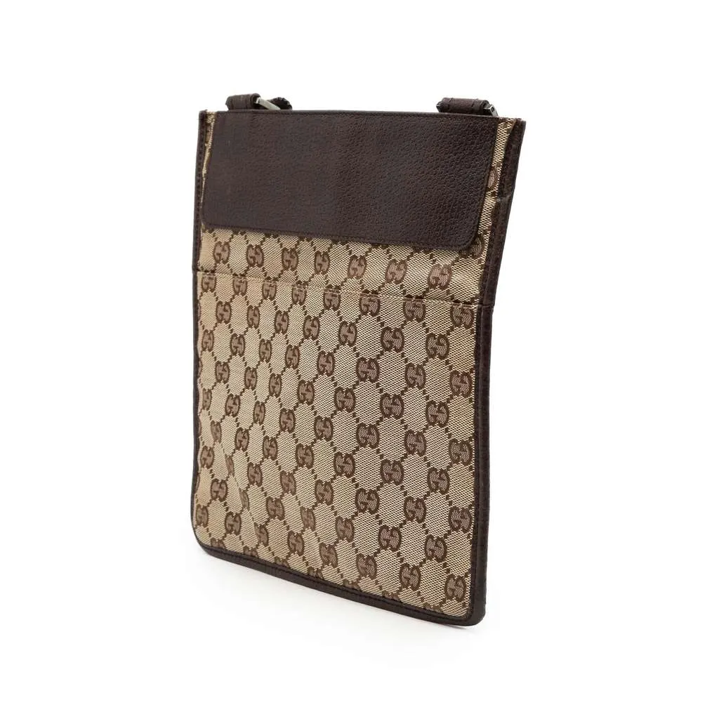 Gucci GG Canvas Crossbody Beige Very good - Back View