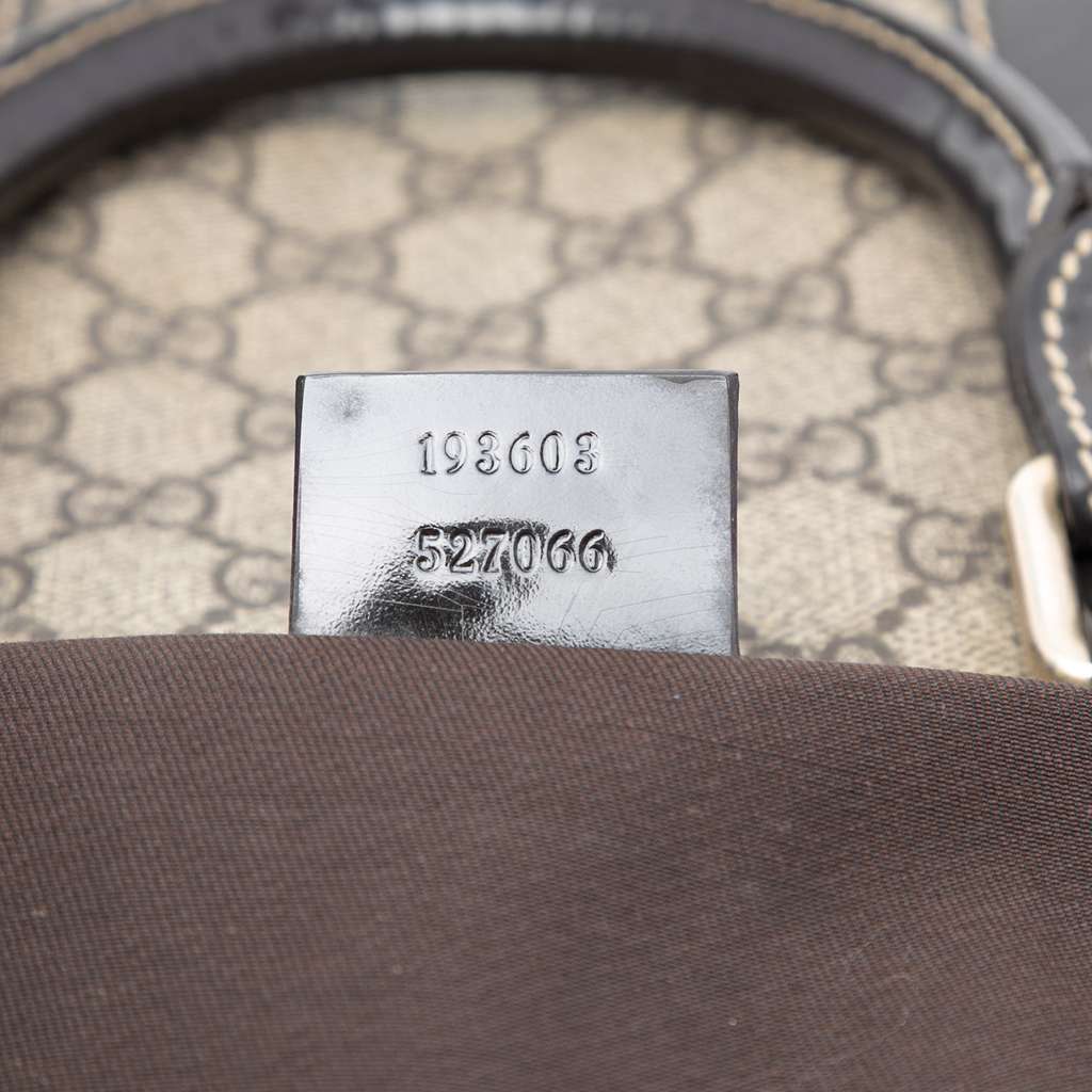 Gucci Medium GG Supreme Joy Boston Bag Beige Good condition - Box View