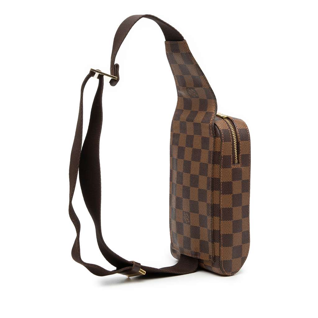 Louis Vuitton Damier Ebene Geronimos Brown Good condition - Back View