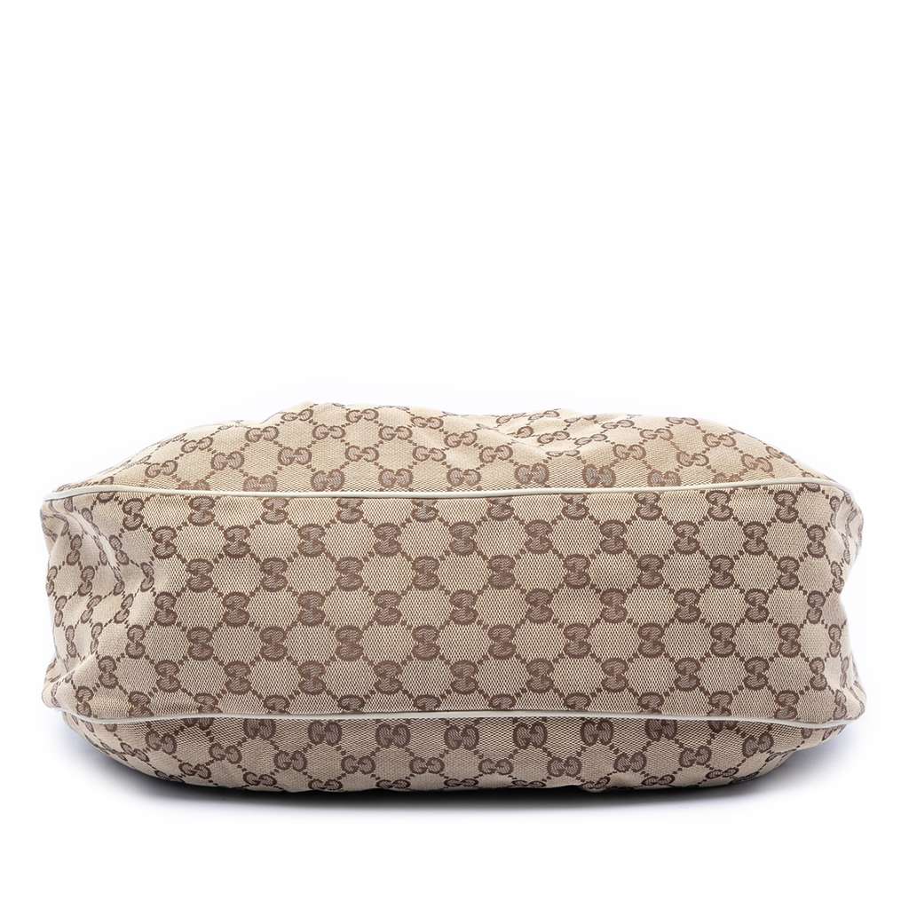 Gucci GG Canvas Sukey Shoulder Bag Beige Good condition - Inside View