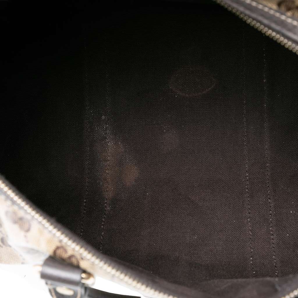 Gucci Medium GG Crystal Joy Boston Bag Beige Good condition - Model View