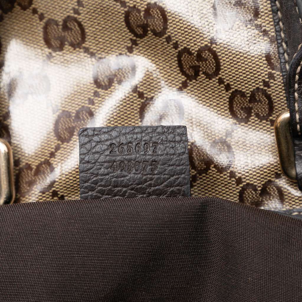 Gucci Medium GG Crystal Joy Boston Bag Beige Good condition - Box View