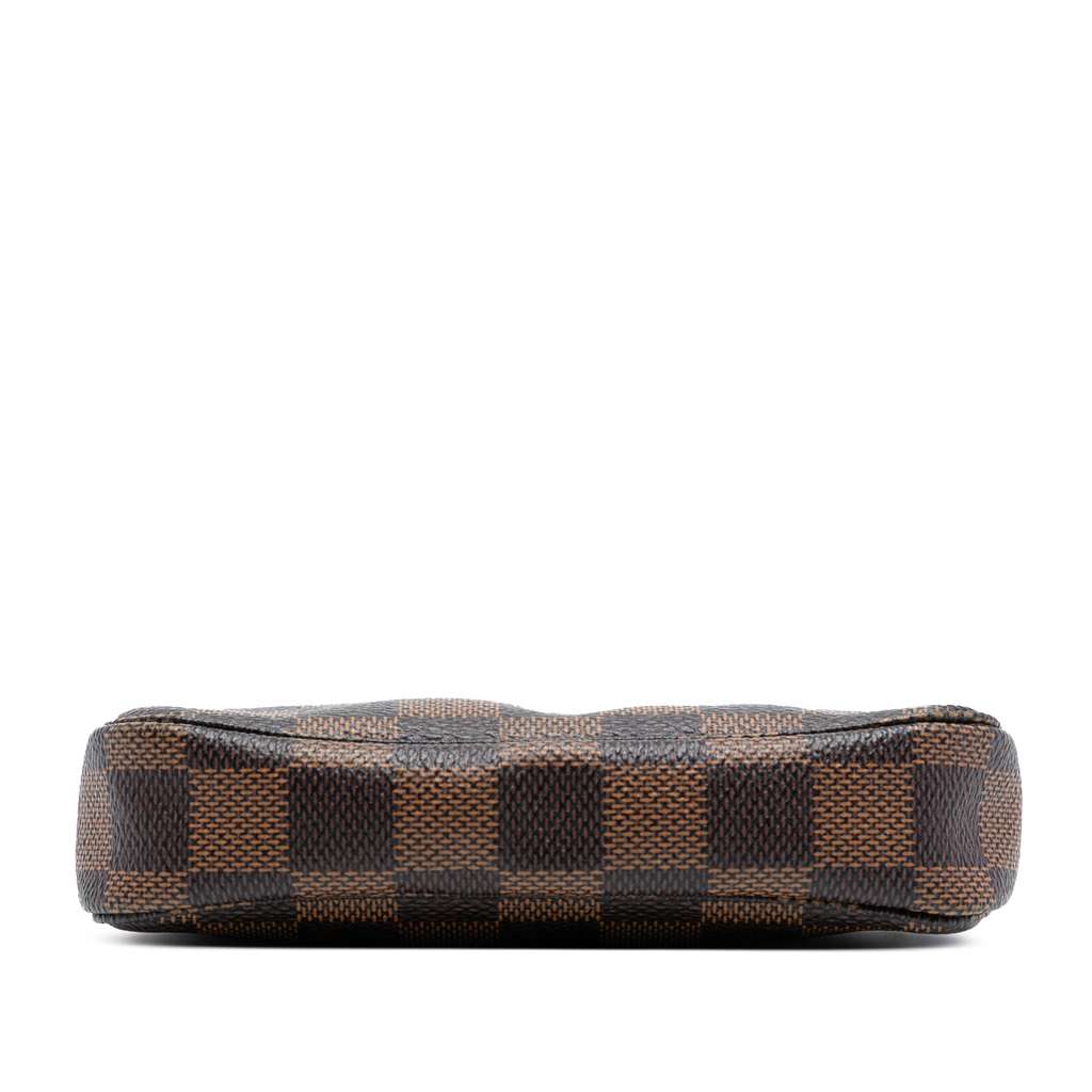 Louis Vuitton Damier Ebene Mini Pochette Accessoires Brown Good condition - Inside View