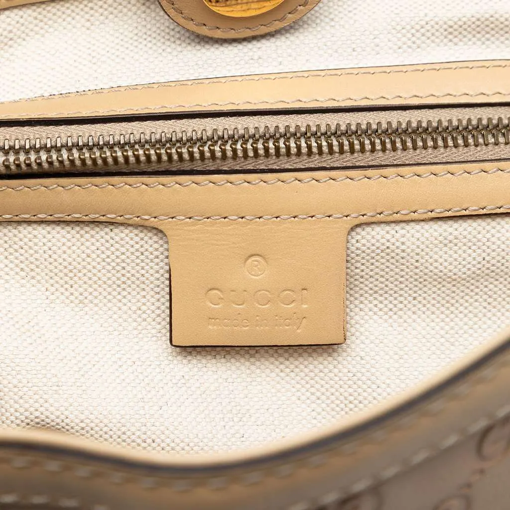 Gucci Guccissima Scarlett Tote Beige Leather Very good - Box View
