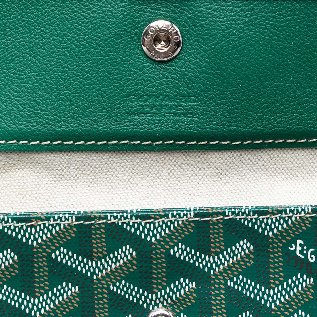 Goyard Goyardine Saint Louis PM Green Canvas Good condition - Box View