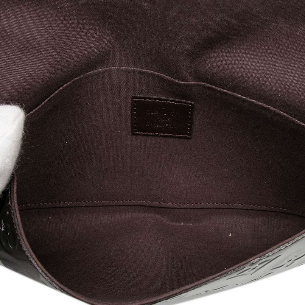 Louis Vuitton Monogram Vernis Pochette Felicie Purple Leather Good condition - Model View