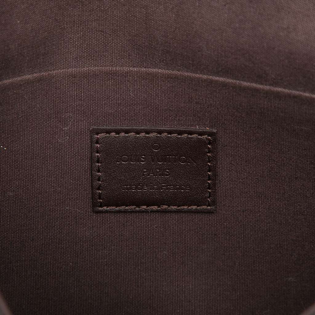 Louis Vuitton Monogram Vernis Pochette Felicie Purple Leather Good condition - Box View