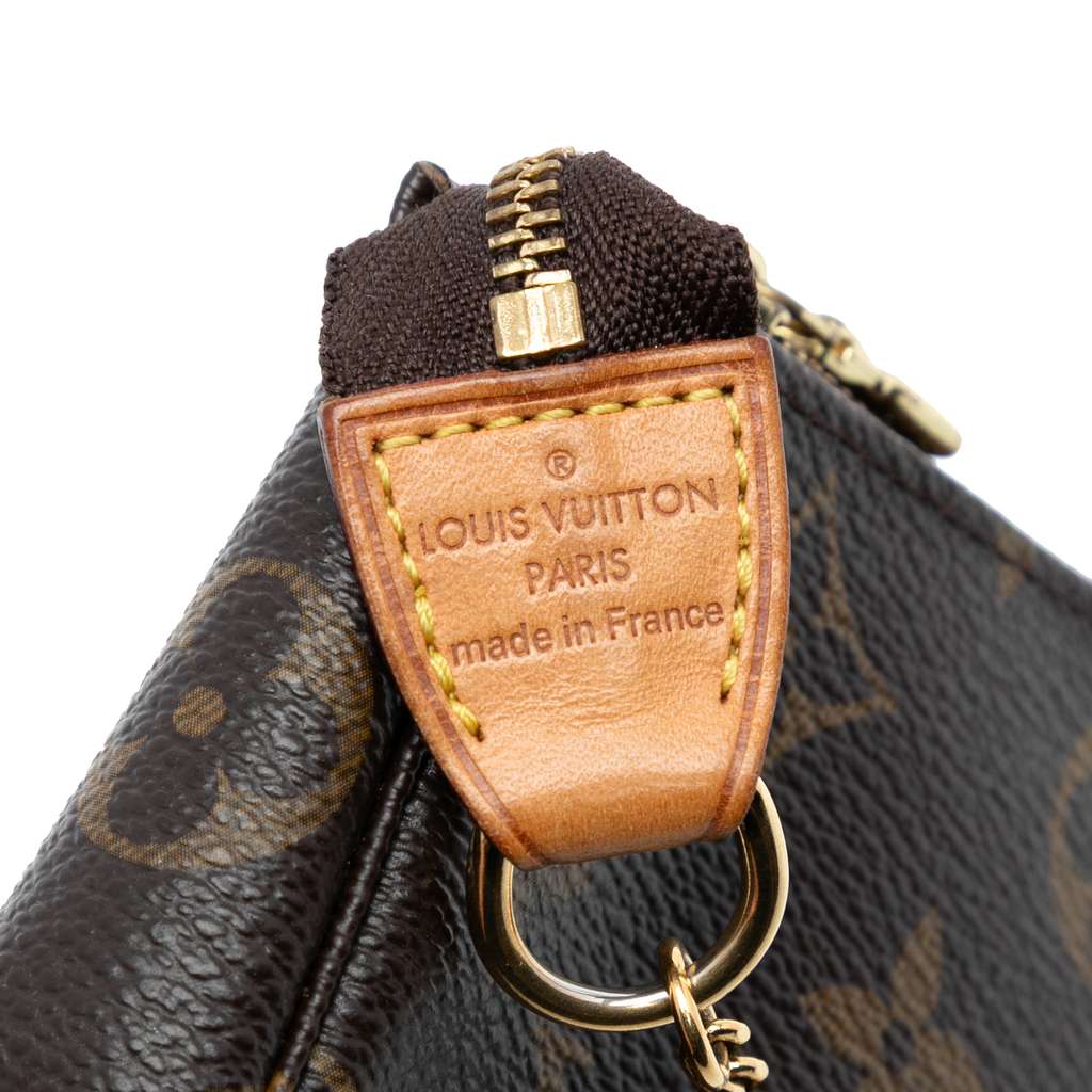 Louis Vuitton Monogram Mini Pochette Accessoires Brown Good condition - Box View