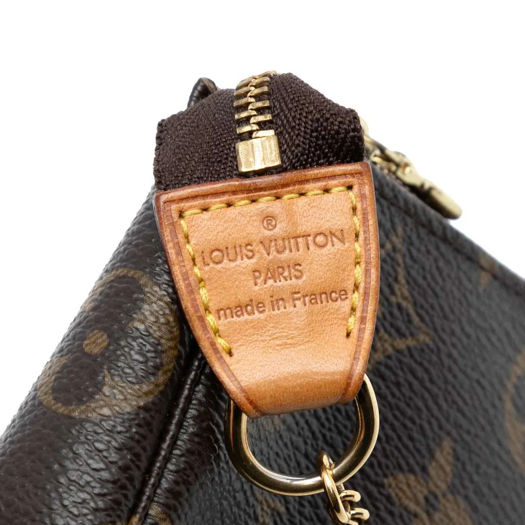 Louis Vuitton Monogram Mini Pochette Accessoires Brown Very good - Box View
