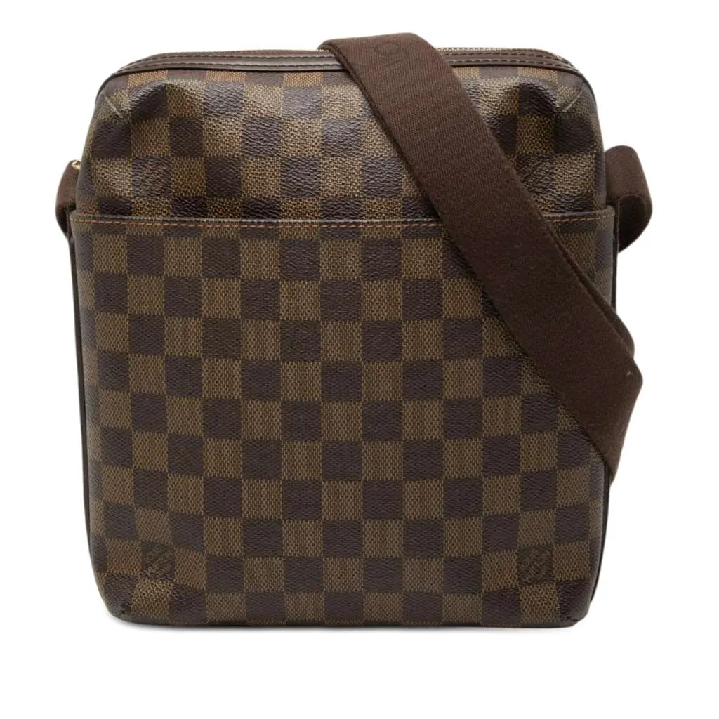 Louis Vuitton Damier Ebene Beaubourg Trotteur Brown Canvas Very good - Front View