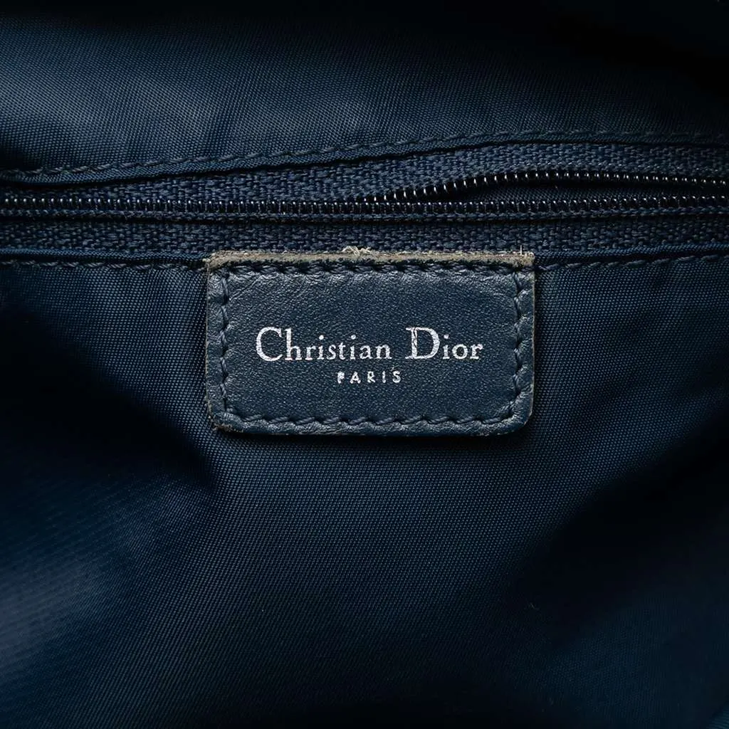 Dior Diorissimo Trotter Canvas Crossbody Blue Canvas Very good - Box View