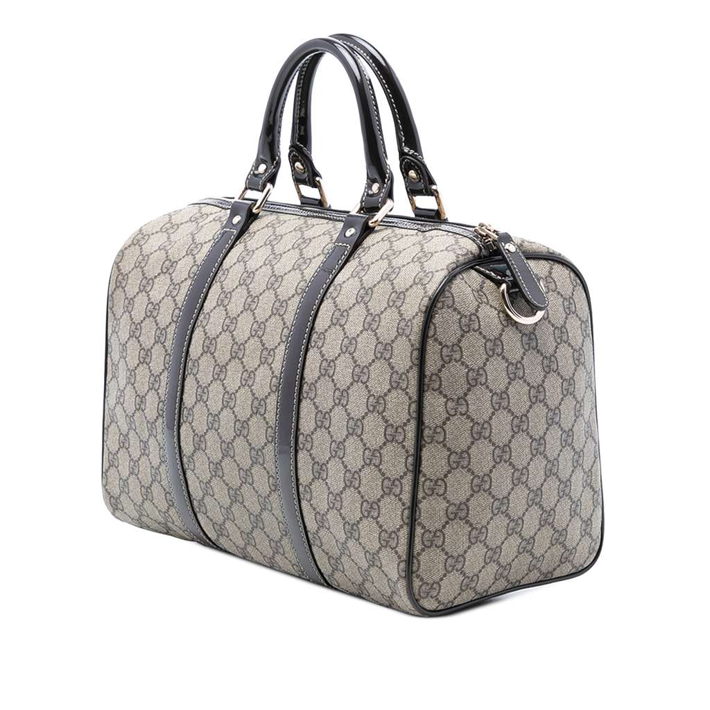 Gucci Medium GG Supreme Joy Boston Bag Beige Good condition - Back View