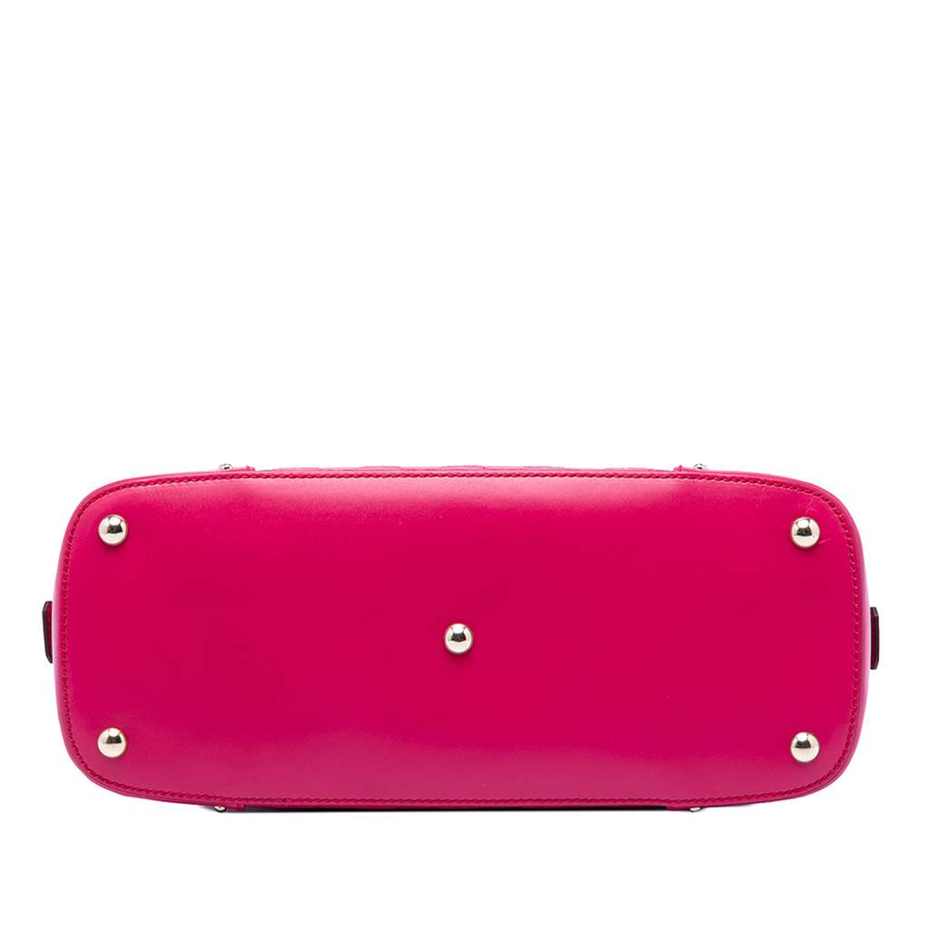 Gucci Guccissima Hilary Lux Dome Satchel Pink Leather Good condition - Inside View