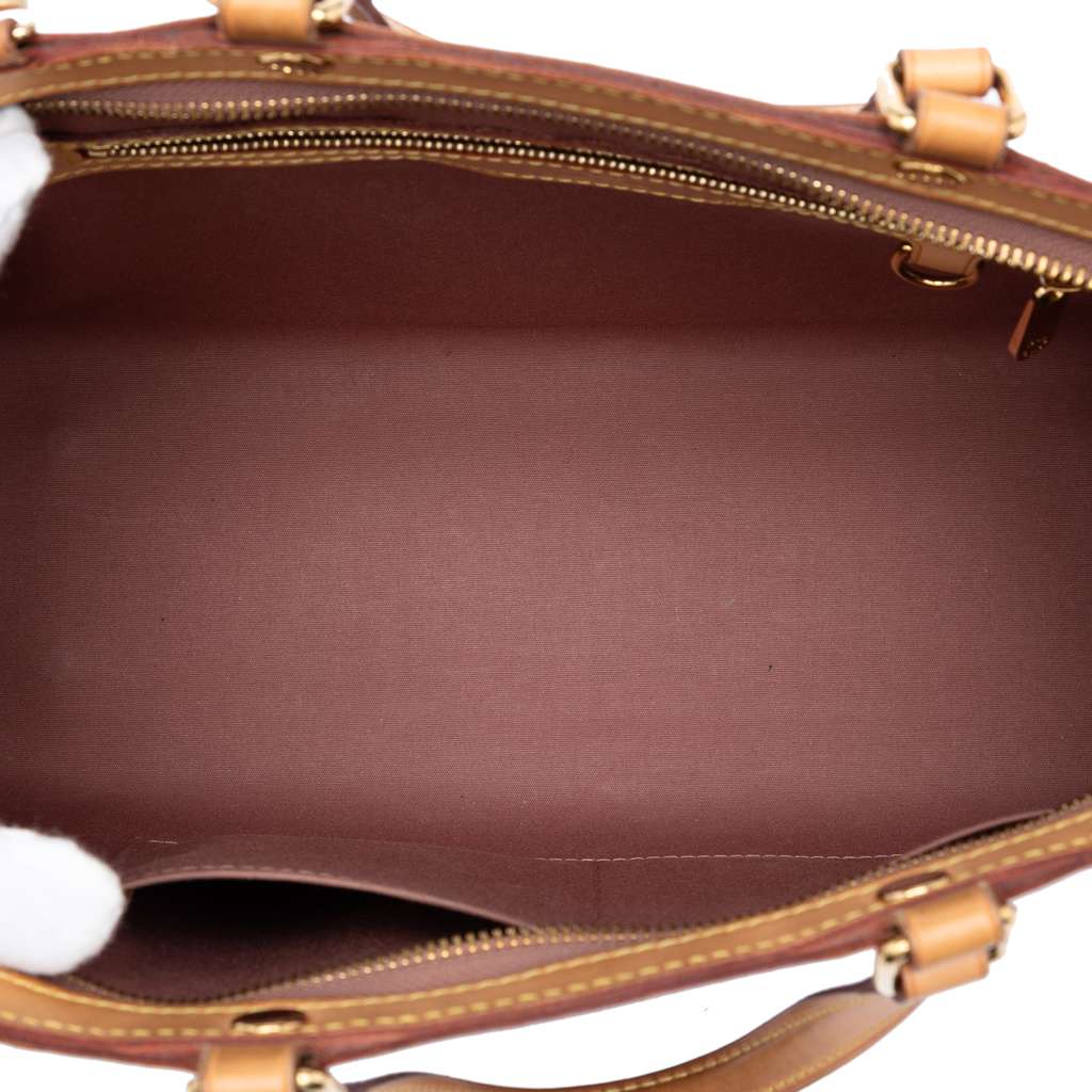 Louis Vuitton Monogram Vernis Brea MM Brown Leather Good condition - Model View