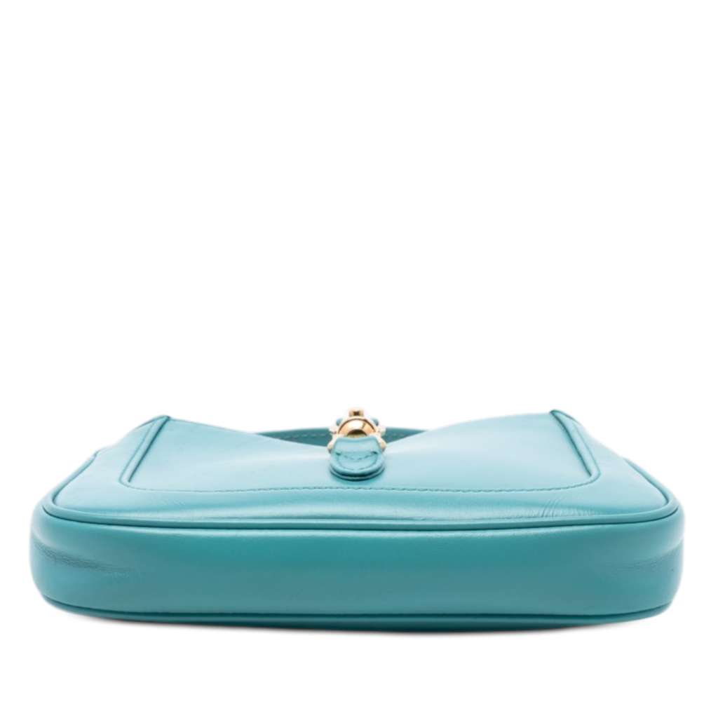 Gucci Mini Calfskin Jackie 1961 Crossbody Blue Leather Good condition - Inside View