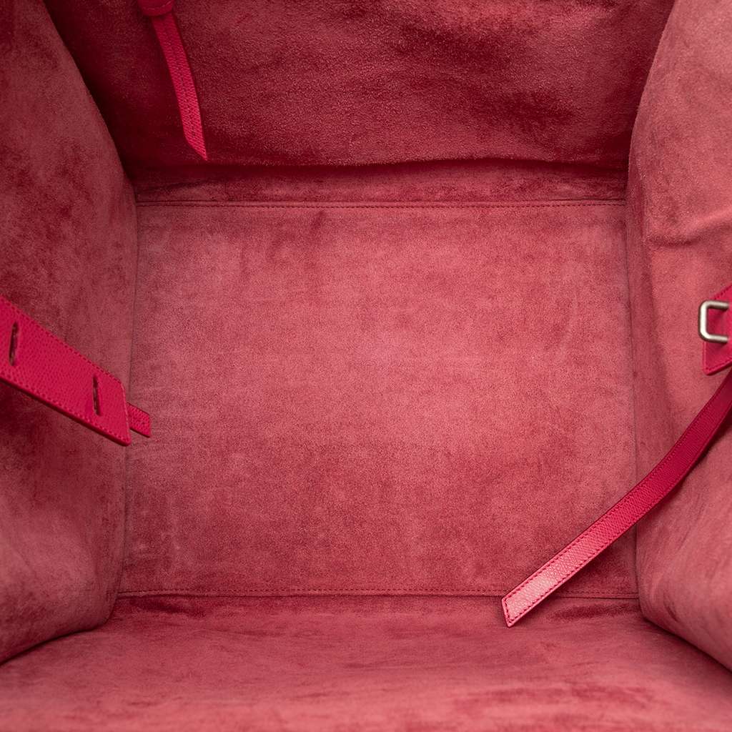 Celine Medium Grained Calfskin Phantom Luggage Tote Pink Leather Very good condition - Model View