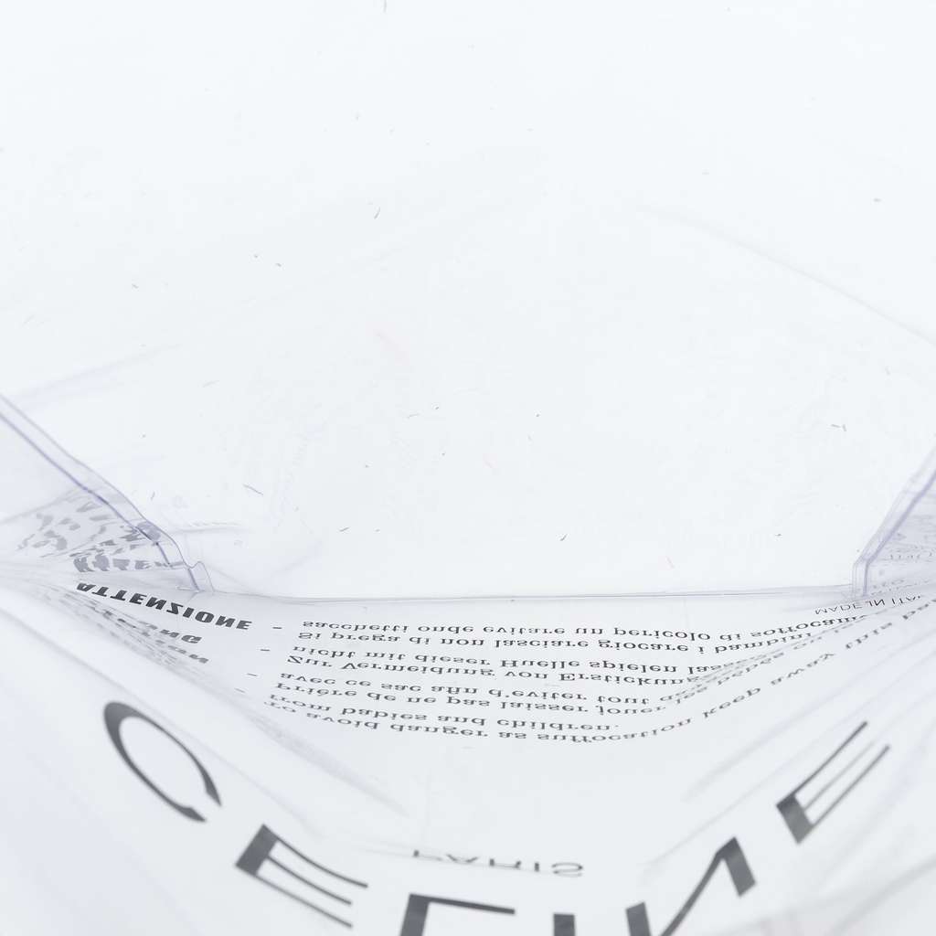 Celine PVC Shopping Tote White Good condition - Model View