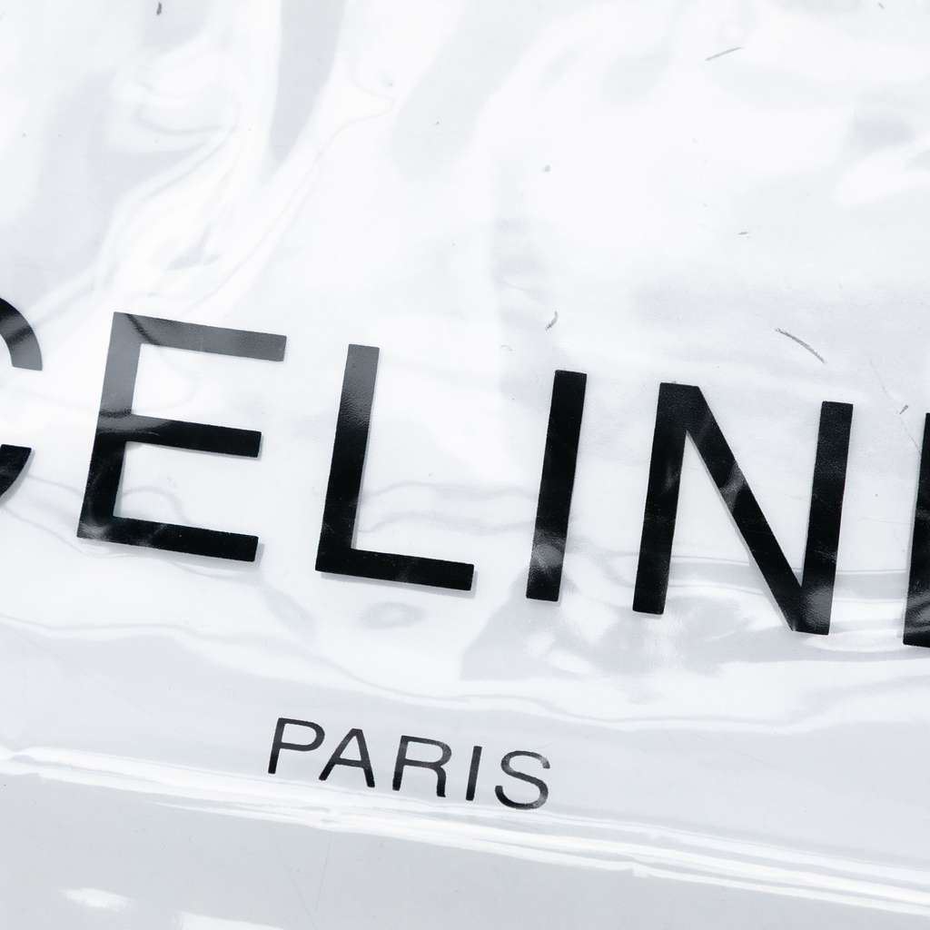 Celine PVC Shopping Tote White Good condition - Box View