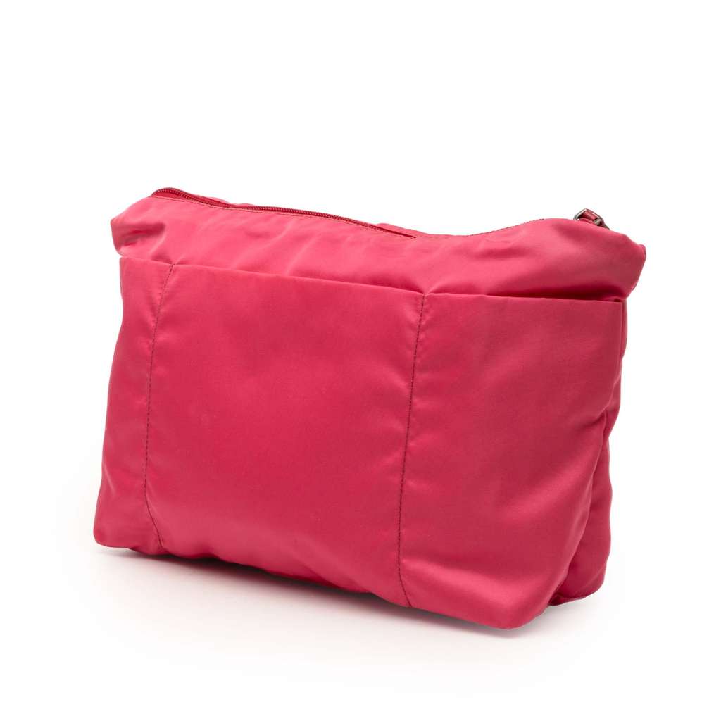 Prada Tessuto Pouch Pink Good condition - Back View