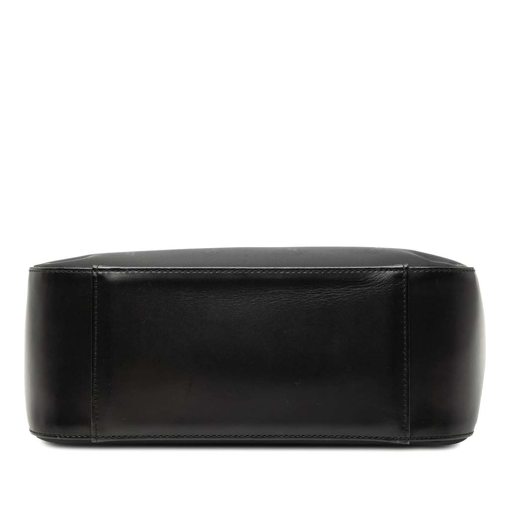 Burberry Leather Trimmed Nylon Handbag Black Good condition - Inside View