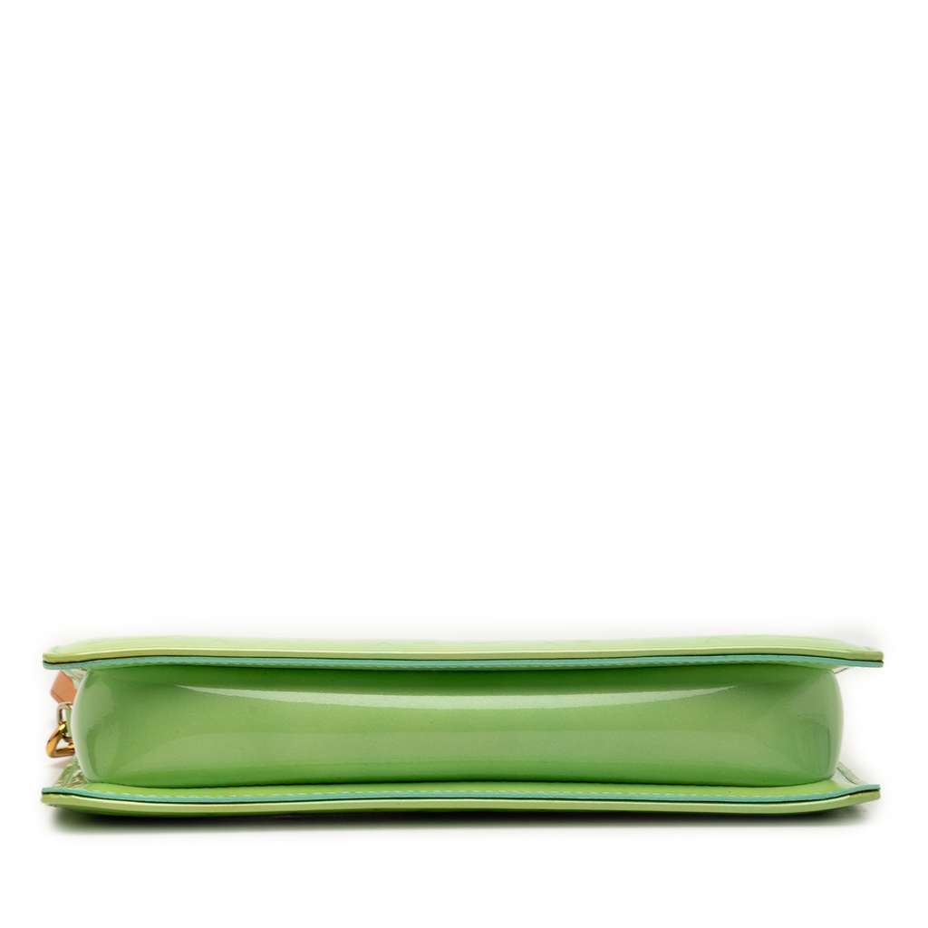 Louis Vuitton Monogram Vernis Pochette Lexington Green Leather Good condition - Inside View