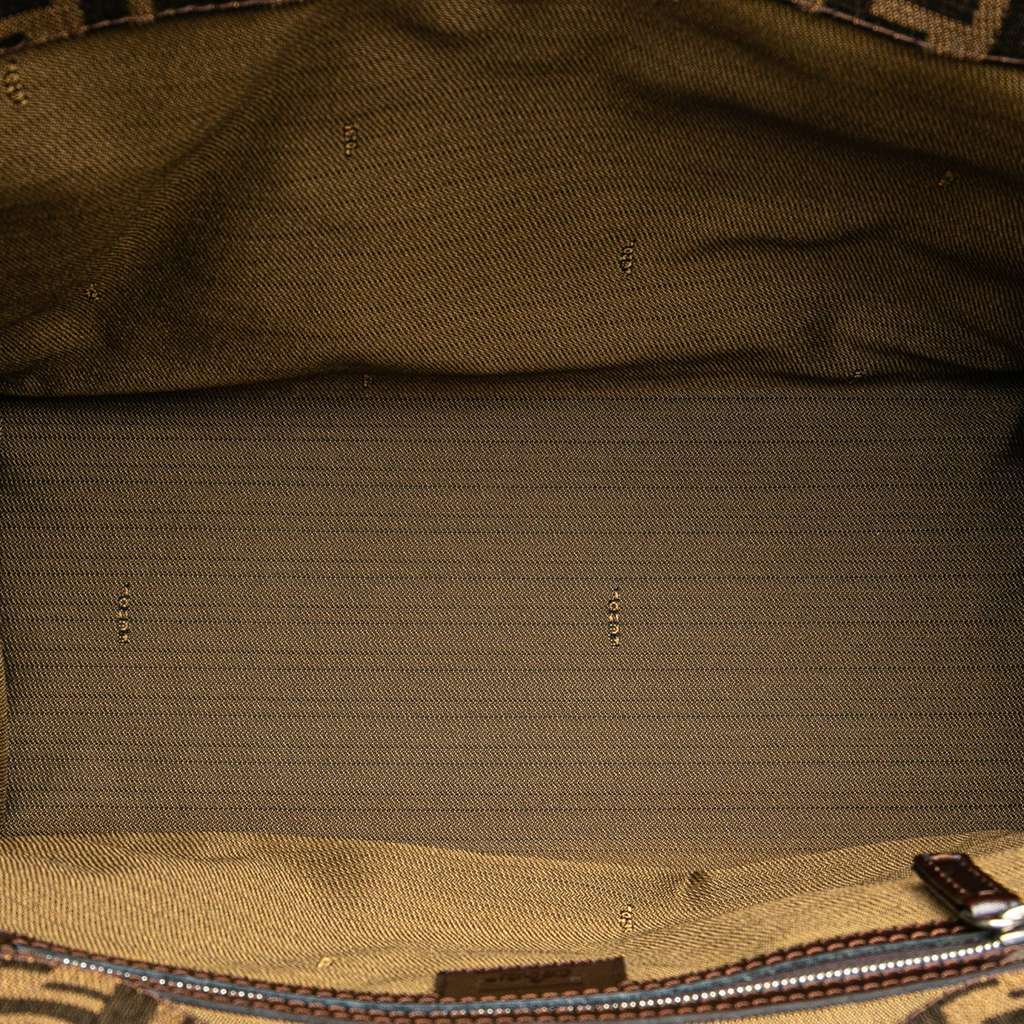 Fendi Zucca Canvas Tote Brown Canvas Good condition - Model View