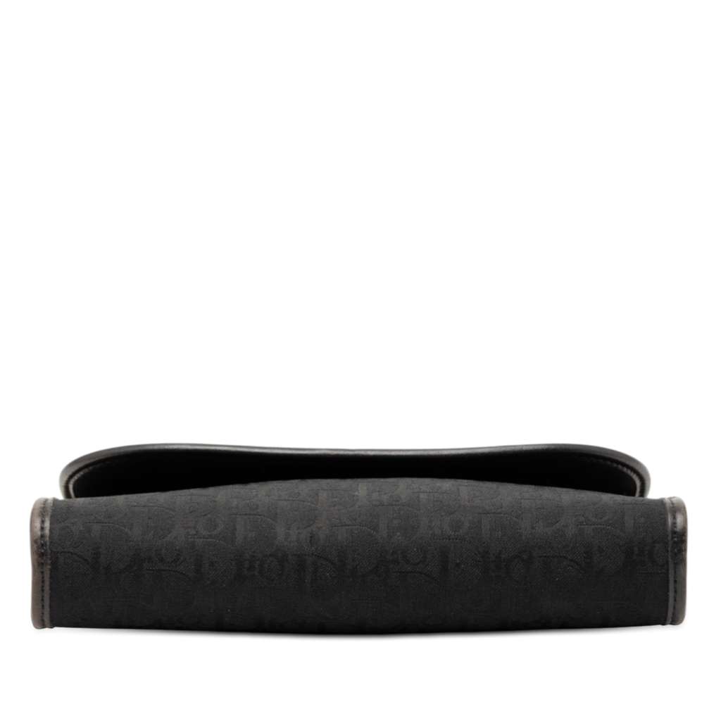 Dior Diorissimo Trotter Canvas Chain Shoulder Bag Black Canvas Good condition - Inside View