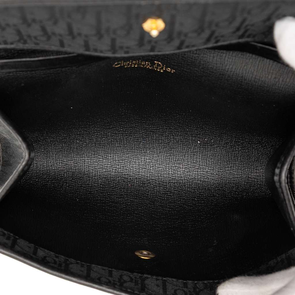 Dior Diorissimo Trotter Canvas Chain Shoulder Bag Black Canvas Good condition - Model View