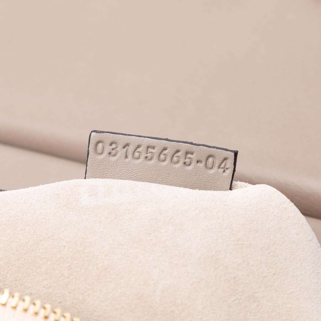 Chloé Medium Leather Faye Shoulder Bag Grey Leather Good condition - Box View