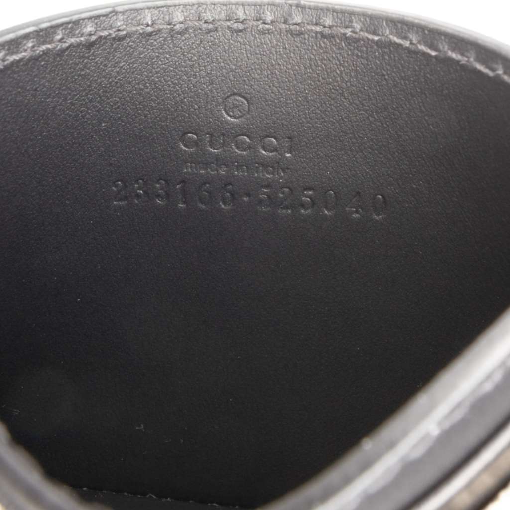 Gucci GG Supreme Card Holder Beige Very good condition - Box View