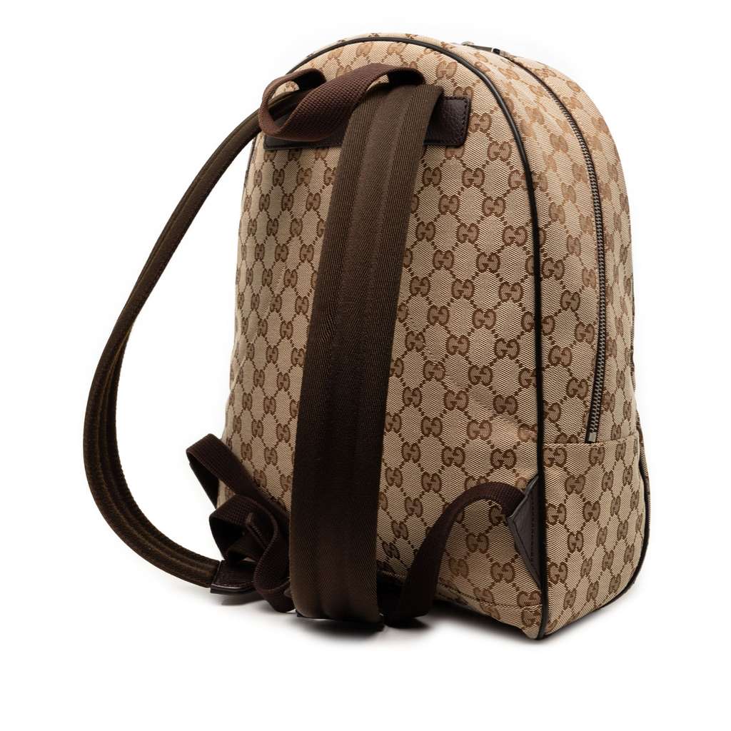 Gucci GG Canvas Backpack Beige Good condition - Back View