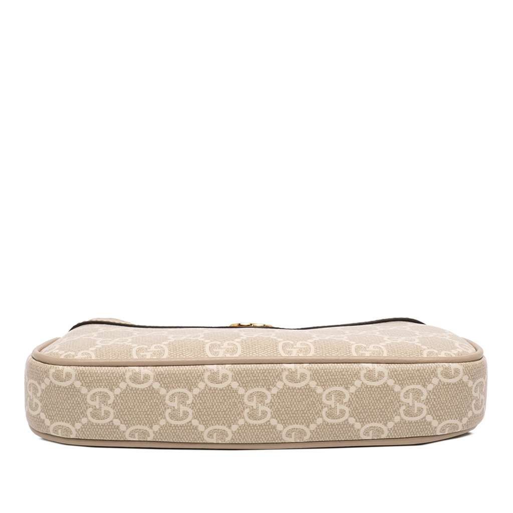 Gucci Small GG Supreme Ophidia Shoulder Bag Beige Good condition - Inside View