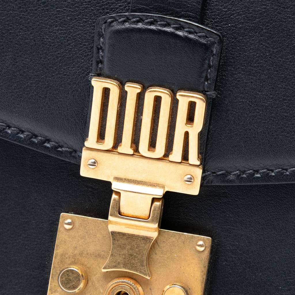 Dior Leather DiorAddict Square Flap Black Leather Good condition - Box View