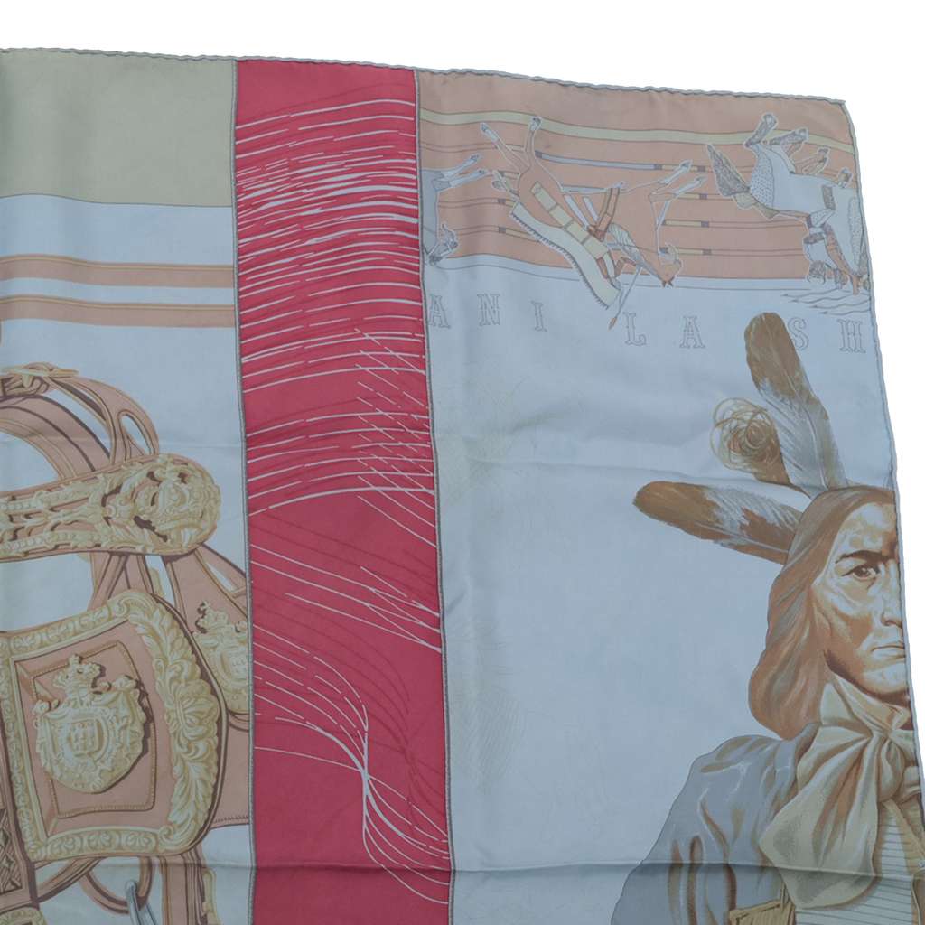 Hermès Dip Dye Carre en Carres Silk Scarf 90 Blue Silk Good condition - Box View