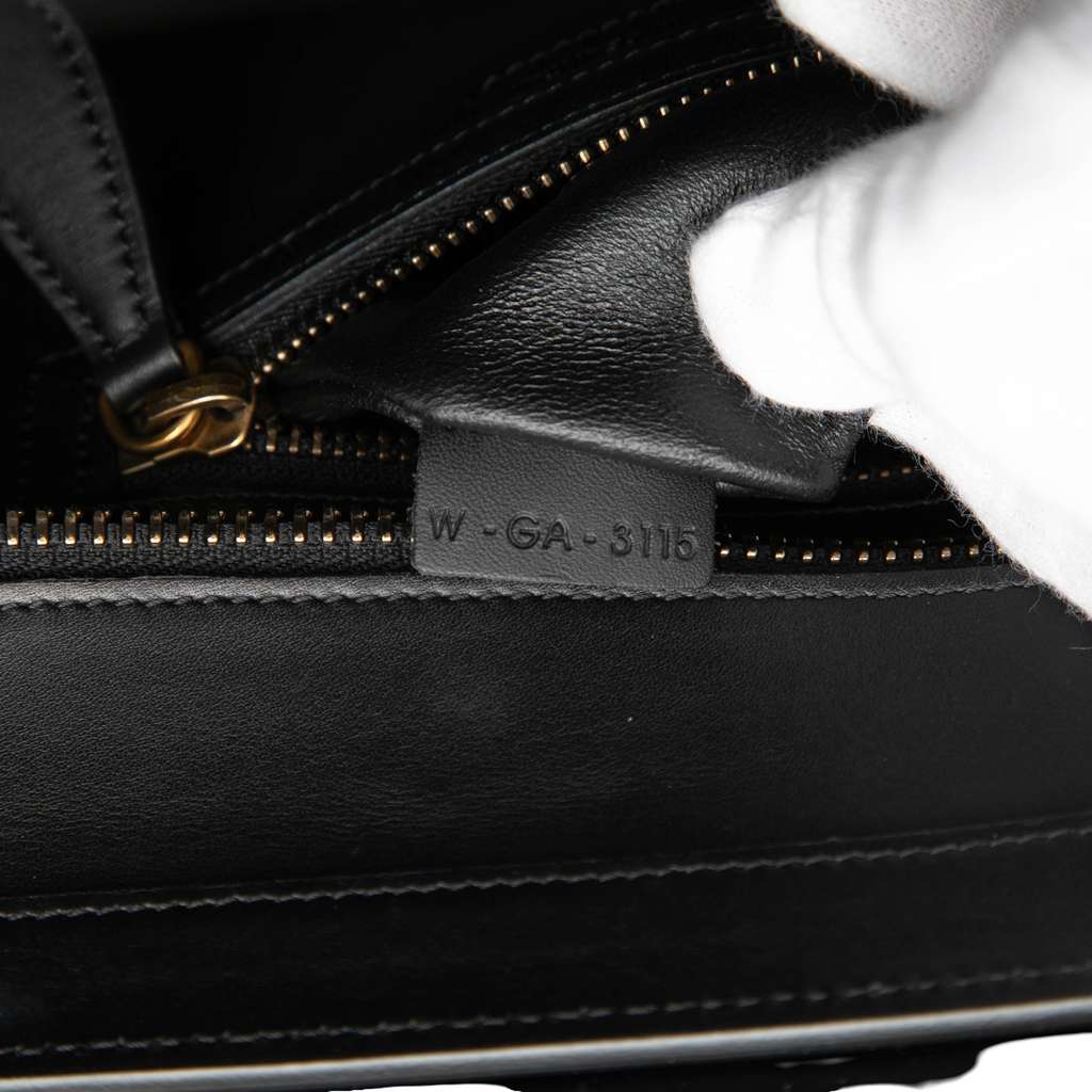 Celine Micro Tricolor Leather Luggage Tote Brown Leather Good condition - Box View