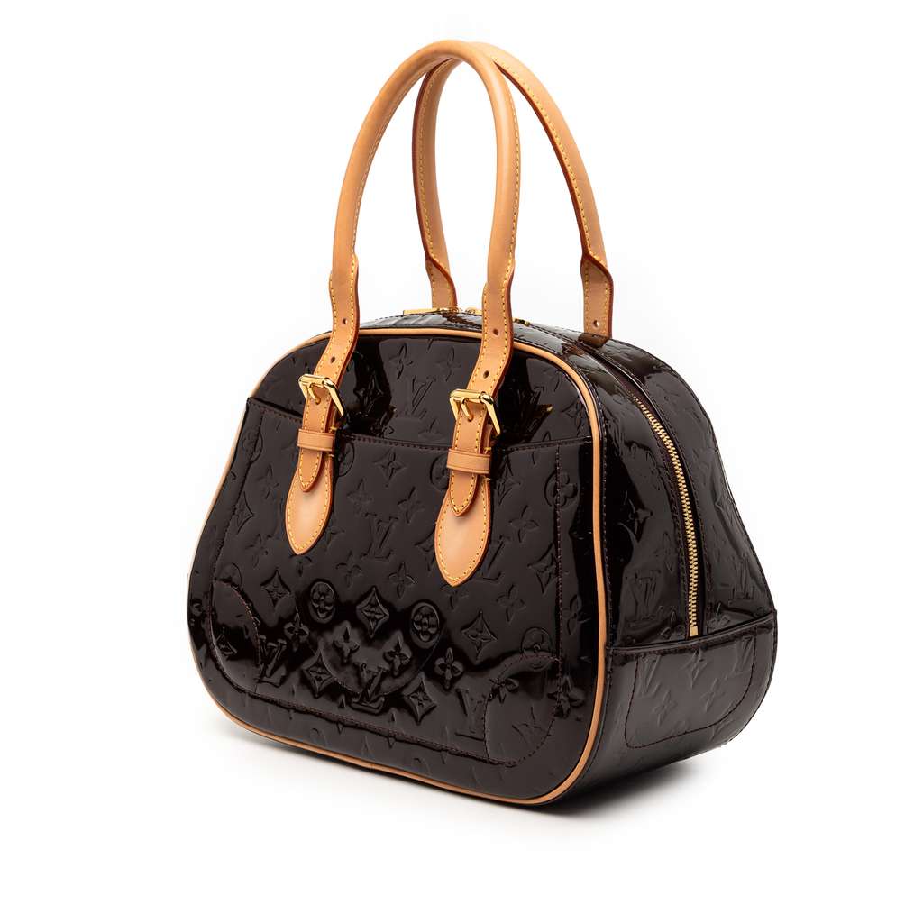 Louis Vuitton Monogram Vernis Summit Drive Purple Leather Good condition - Back View