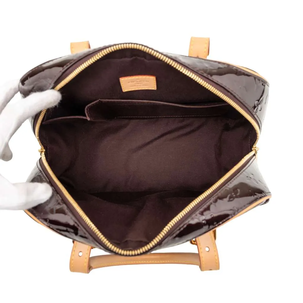 Louis Vuitton Monogram Vernis Summit Drive Purple Leather Very good - Model View