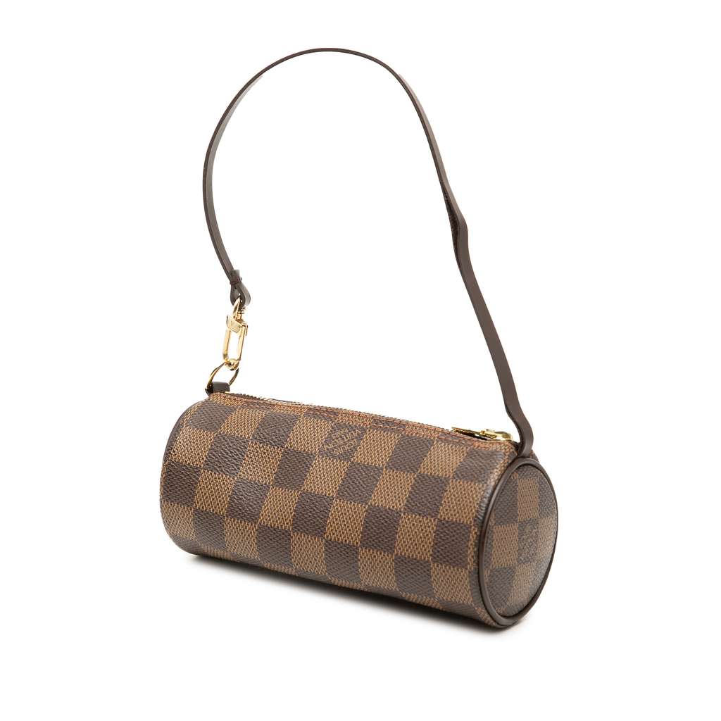 Louis Vuitton Damier Ebene Papillon Pochette Brown Fair condition - Back View