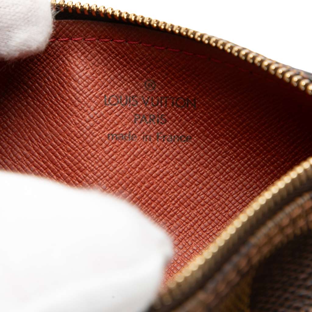 Louis Vuitton Damier Ebene Papillon Pochette Brown Fair condition - Box View