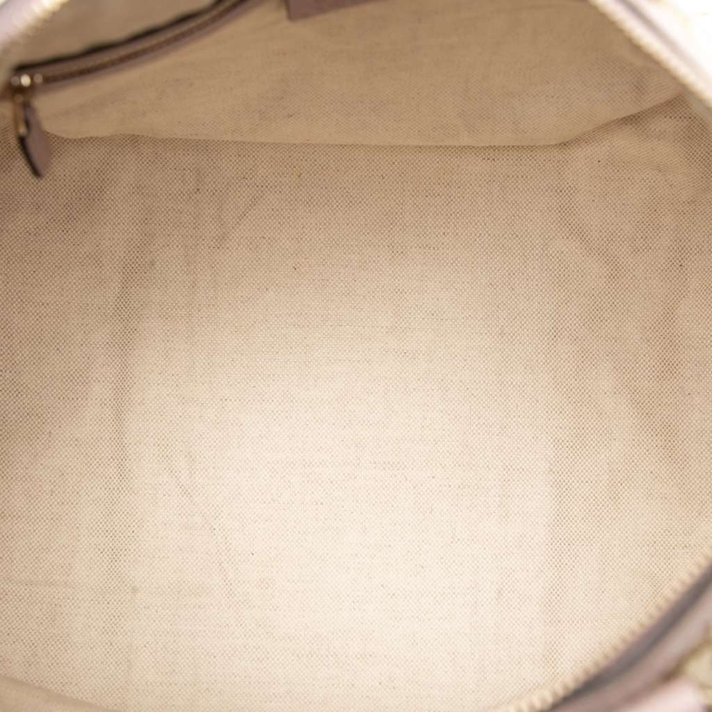 Gucci Medium GG Canvas Web Joy Boston Bag Beige Good condition - Model View