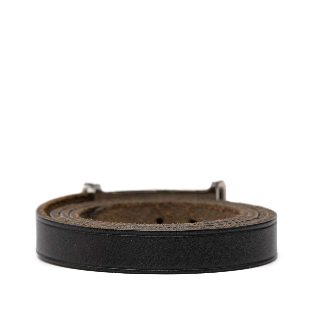 Hermès Swift Api II Double Tour Bracelet Black Leather Good condition - Inside View