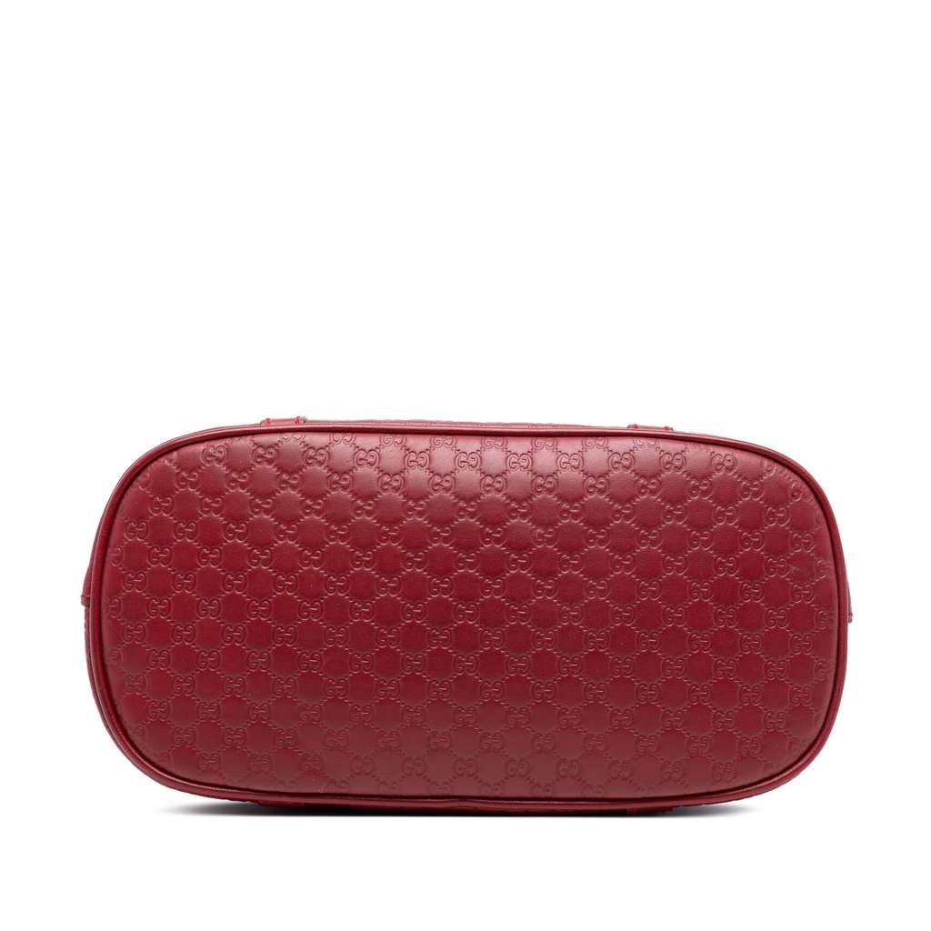 Gucci Mini Microguccissima Dome Satchel Red Leather Good condition - Inside View