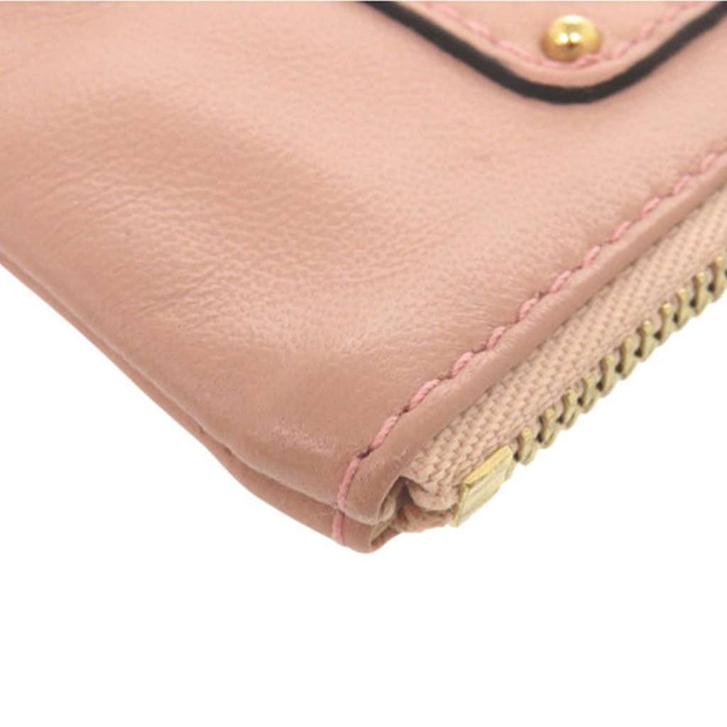 Loewe Nappa Coin Pouch Pink Leather Good condition - Box View