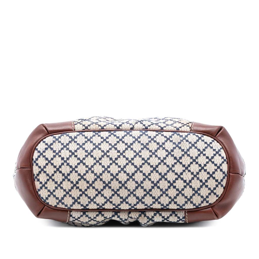 Gucci Diamante Canvas Sukey Satchel Beige Good condition - Inside View